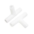 thumbnail image 1 of Unique Bargains 2 Pcs Connecteurs de Tuyau d'Aquarium en Forme de T 10mm Trois Voies Blanc, 1 of 1