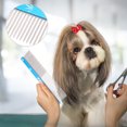 thumbnail image 3 of Pet Hair Comb, Pet Hair Trimmer Comb, Double Comb Tooth Anti-Static Comfortable Stainless Steel Durable For Dog Pets, 3 of 8