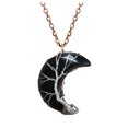 thumbnail image 2 of Jusqu'à 65 % de Réduction sur les Colliers SMihono pour Femmes Collier de Sécurité Lune Longue Durée Collier en Argent à la Mode, 2 of 6