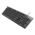 thumbnail image 1 of Logitech K845 Clavier Mécanique Éclairé, Commutateurs Mécaniques, Pieds d'Inclinaison Robustes et Réglables, Pleine Grandeur, Boîtier Supérieur en Aluminium, 104 Touches, Filaire USB, Windows (Commutateurs TTC Bruns), 1 of 17