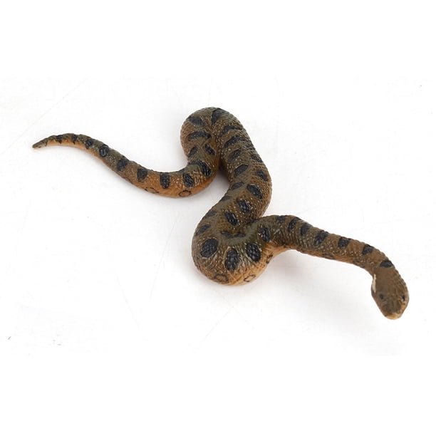 Trayknick Faux Serpent Modèle Réaliste Doux TPR Serpent Vert Effrayant Farce Jouet Animal Réaliste Modèle Jouets Éducatifs pour Enfants pour Garçons