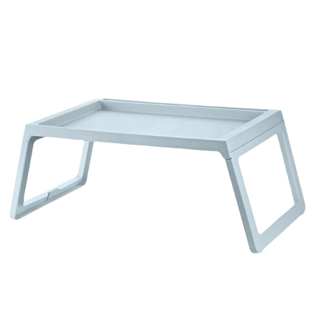 SLYNSHome Bed Desk,Foldable Laptop Lap Desk Tray Table for Bed/Couch/Sofa Working,Reading - Blue