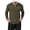 ArmyGreen, variant on UKAP Mens T-Shirts Crew Neck Henley Shirt Long Sleeve Tops Casual Blouse ArmyGreen M