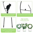 thumbnail image 4 of Plant Support Trellis 3Pcs Metal Decorative Plant Support Frame Multipurpose Rust-Proof Potted Plant Support Stakes with 15Pcs Ties for Home Balcony Courtyard Garden Park, 4 of 8