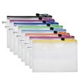 thumbnail image 1 of Aspire 16 Pcs A4 Size Zipper File Holders Waterproof Bag Travel Pouch for Document Letter Business, 1 of 6