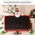 thumbnail image 4 of Christmas Decorations Indoor Outdoor,Christmas Tree Decorations,1 Pack Christmas Computer Monitor Border Cover TV Monitor Cover Elastic Laptop Computer Cover For Xmas Home Office Computer Decoration, 4 of 7