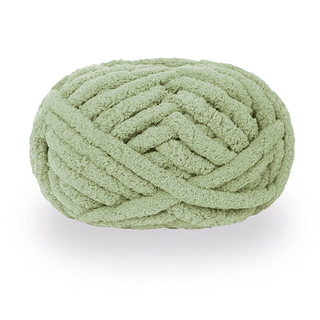 DIY Craft Knitting Yarn for Beginners, featuring a soft blend fiber in a light green color. The yarn is ideal for handmade accessories like scarves and blankets, as well as cozy home projects. Designed for beginner crafters, it offers a smooth knitting experience with reduced snagging. The yarn is polyester-based, easy to care for, and suitable for various patterns and seasonal motifs. Package weight is 280g, and dimensions are 25x10x10cm.
