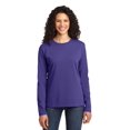 thumbnail image 1 of Port & Company Women's Long Sleeve Core Cotton T-Shirt LPC54LS, 1 of 1