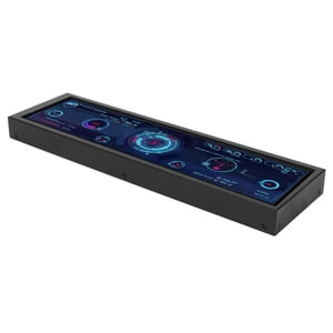 PC Affichage du panneau de capteur, multifonction 8.8in IPS Luminosité réglable de l'ordinateur de moniteur Temp 1920x480 60Hz pour le bureau
