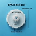 thumbnail image 1 of Plastic Gear for Gearbox 550 and 390 Children\'s Electric Car Kid Ride on Toy Car, 1 of 9