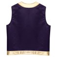 thumbnail image 4 of vastwit Mens Halloween Toad Vest Costumes Open Front Shiny Trim Waistcoat Cartoon Captain Cosplay Outfits Purple XL, 4 of 6