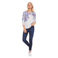 thumbnail image 2 of Iyla Women's 3/4 Sleeve Hacci Top, 2 of 6