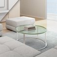 thumbnail image 4 of Dulles Glass 18 Inch Round 1/2 Inch Thick Tempered Glass Table Top, 4 of 5