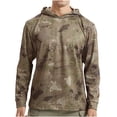 thumbnail image 1 of Yuyuzo Chandails en Molleton à Capuche pour Hommes Protection Solaire Manches Longues Séchage Rapide Randonnée Pull-Over, 1 of 2