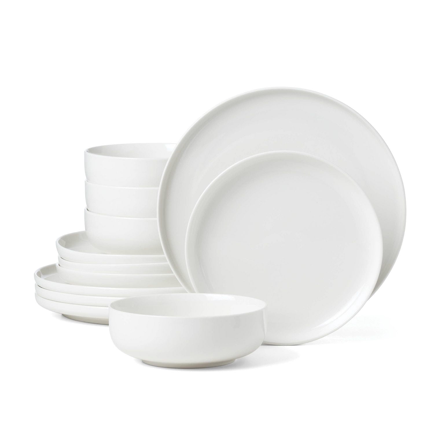 Oneida 365 24 Seven Ensemble de vaisselle 12 pièces blanc