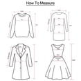 thumbnail image 4 of EGNMCR Robes d'Été Femmes Tendance 2024 Robe Princesse pour Femme Style Rétro Couleur Unie Manches Trompette, 4 of 5