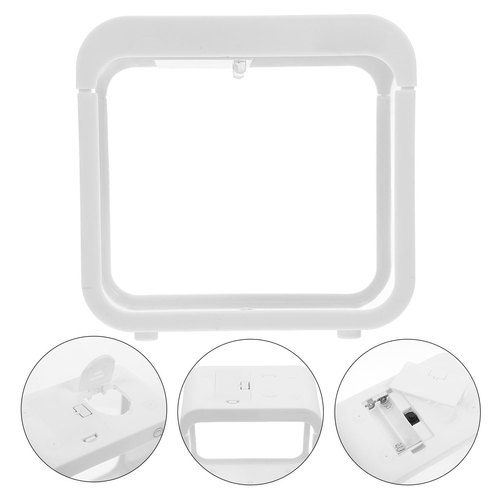 Raindrops Transparent Small Fish Tank with Light for Home and Bedroom Decoration