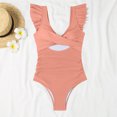 thumbnail image 4 of Birdeem Women Oversized Sports Jumpsuit Surfing Suit Sleeveless Sun Protection Solid Color Swimsuit, 4 of 10