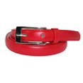 thumbnail image 2 of CTM® Ceinture Mince en Cuir pour Robe, Lot de 2, 3/4 Po, Noir + Couleur (Femmes), 2 of 6