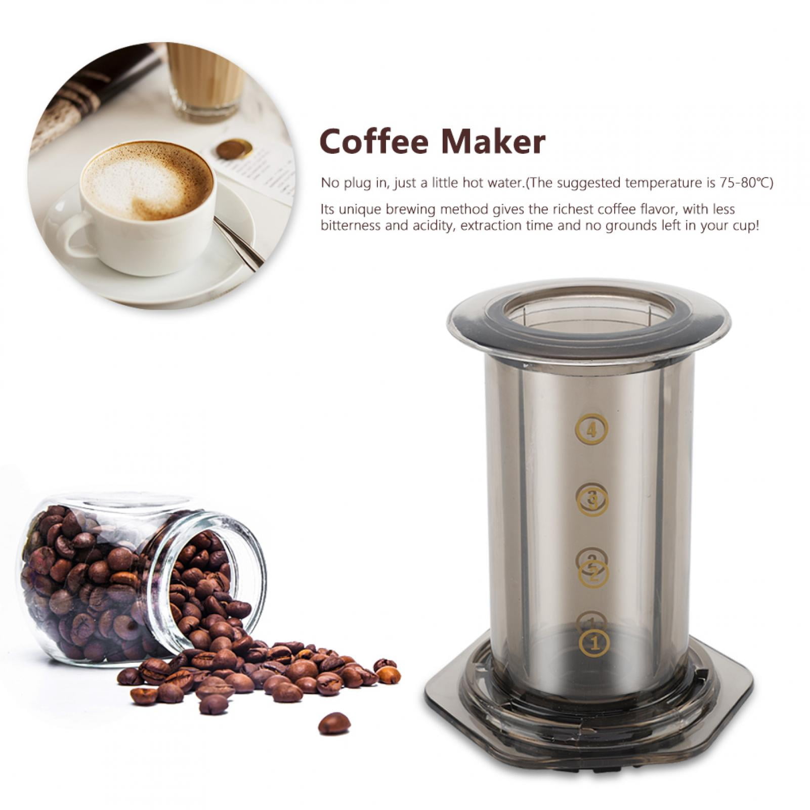 Wchiuoe Extraction Time Coffee Pot, Coffee Maker Kit, For Travel Home