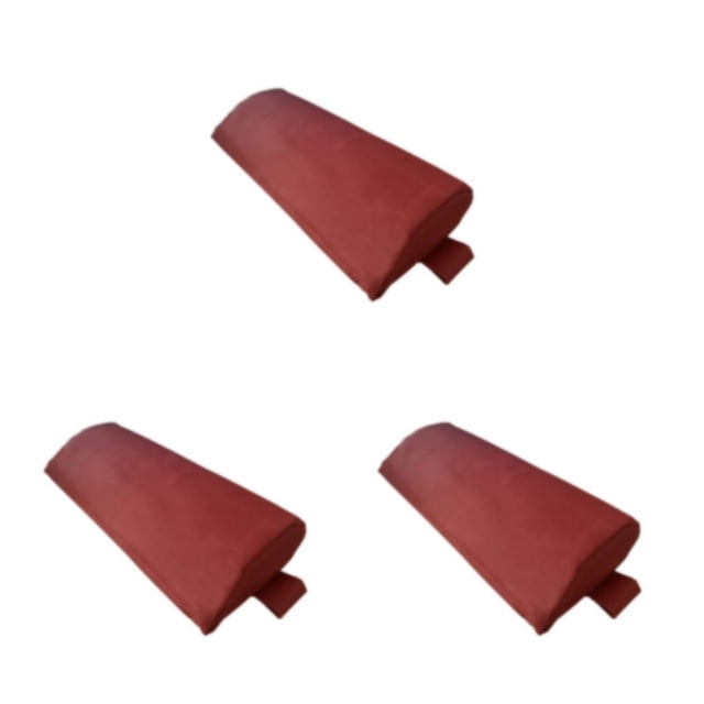 maskred Coussin de Chaise Longue de Protection Environnementale pour Style de Vie Vert Tissu Rouge Vin 1 3Ensemble