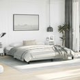 thumbnail image 3 of vidaXL Bed Frame Light Grey 183x213cm California King Velvet, 3 of 5