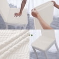 thumbnail image 4 of SLYNSHome Clearance Chair Cushions with High Back Pads Rocking Chair Cushion for Kitchen Dining Chairs Decorations - White, 4 of 8