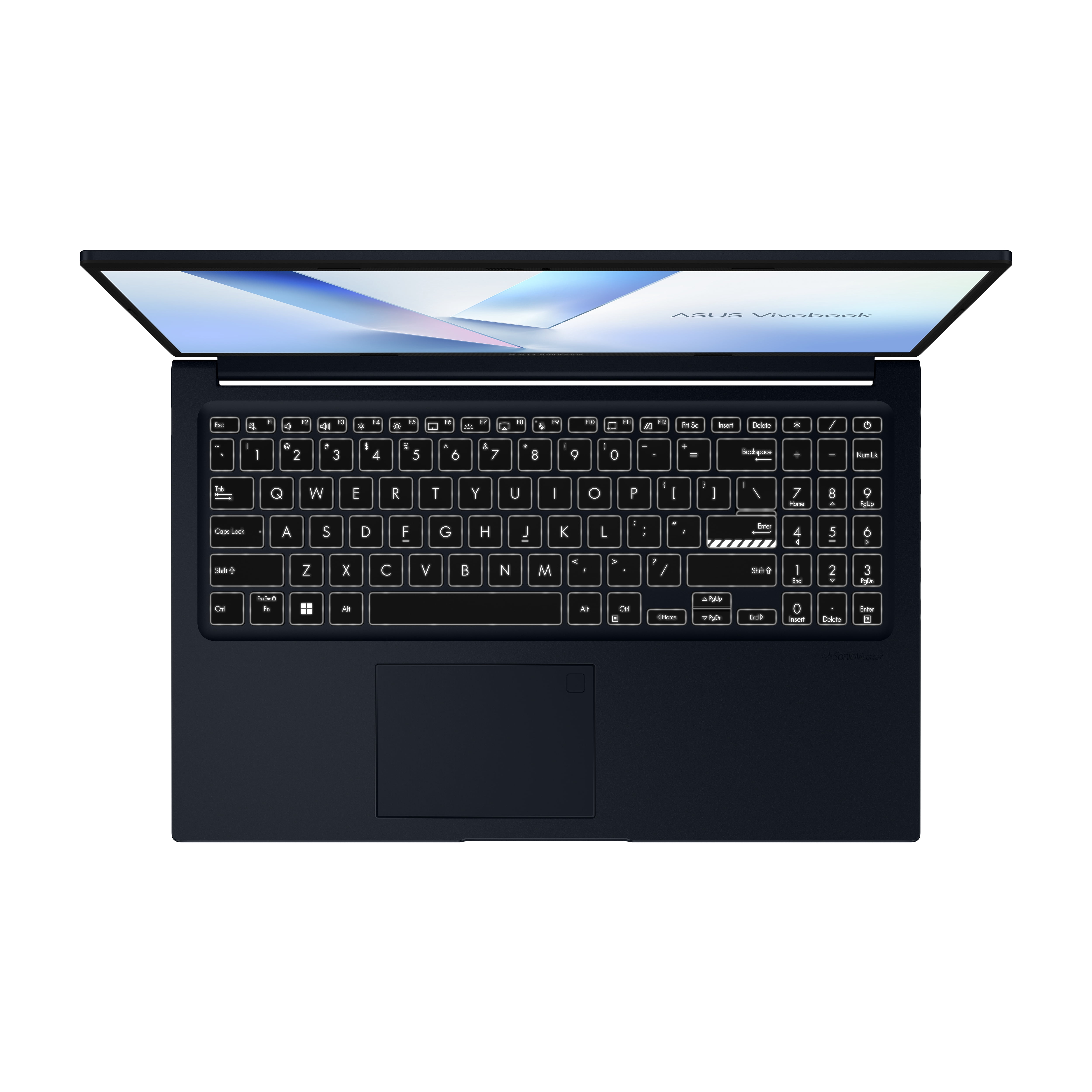 ASUS Vivobook 15, 15.6-inch thin and light laptop, FHD (1920x1080) display, Intel® Core™ 7 350 Processor, 8GB RAM, 512 GB SSD, Windows 11 Home, Fingerprint, Quiet Blue, X1504MA-DS72-CA