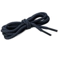 thumbnail image 2 of INSPIRE CHIC Unisex Thick Solid Color Round Shoelaces for Leather Boots Navy Blue 80 cm/31.5", 2 of 4