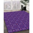 thumbnail image 3 of Ahgly Tapis Rectangulaire Lavable en Machine Intérieur Transitionnel Violet Vif, 6 Pieds x 9 Pieds, 3 of 7
