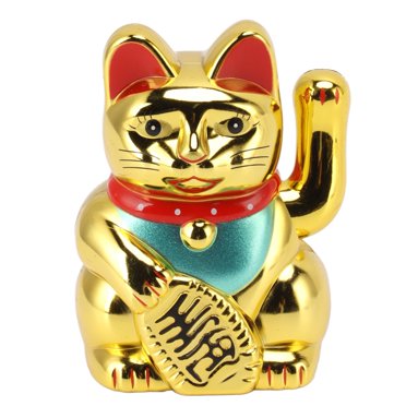 Fortune Chat, à Énergie Solaire, Ondulant, Porte-Bonheur, à Énergie Solaire, Bras Ondulant Lucky Cat Lucky Cat, Ornement, Technologie de Pointe