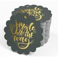 thumbnail image 4 of Inkdotpot Real Gold Foil Jingle All The Way Christmas Tags Favor Hang Paper Tags 100 Pieces, 4 of 6