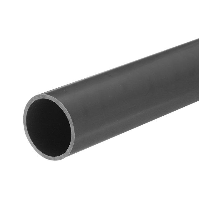 Unique Bargains PVC Rigid Round Pipe 28mm ID 32mm OD 20cm/8' Length Light Grey High Impact for Water Pipe, Crafts, Cable Sleeves