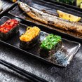 thumbnail image 3 of 1Pc Japanese Style Sushi Plate Exquisite Rectangular Saury Plate Dessert Plate, 3 of 8