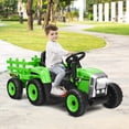 thumbnail image 3 of Patiojoy Tracteur pour Enfants à Chevaucher avec Remorque, à Batterie, Grande Capacité, avec Télécommande, Vert, 3 of 8