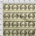 thumbnail image 2 of oneOone Polyester Lycra Fabric Peacock Block Printed Craft Fabric BTY 56 Inch Wide, 2 of 4