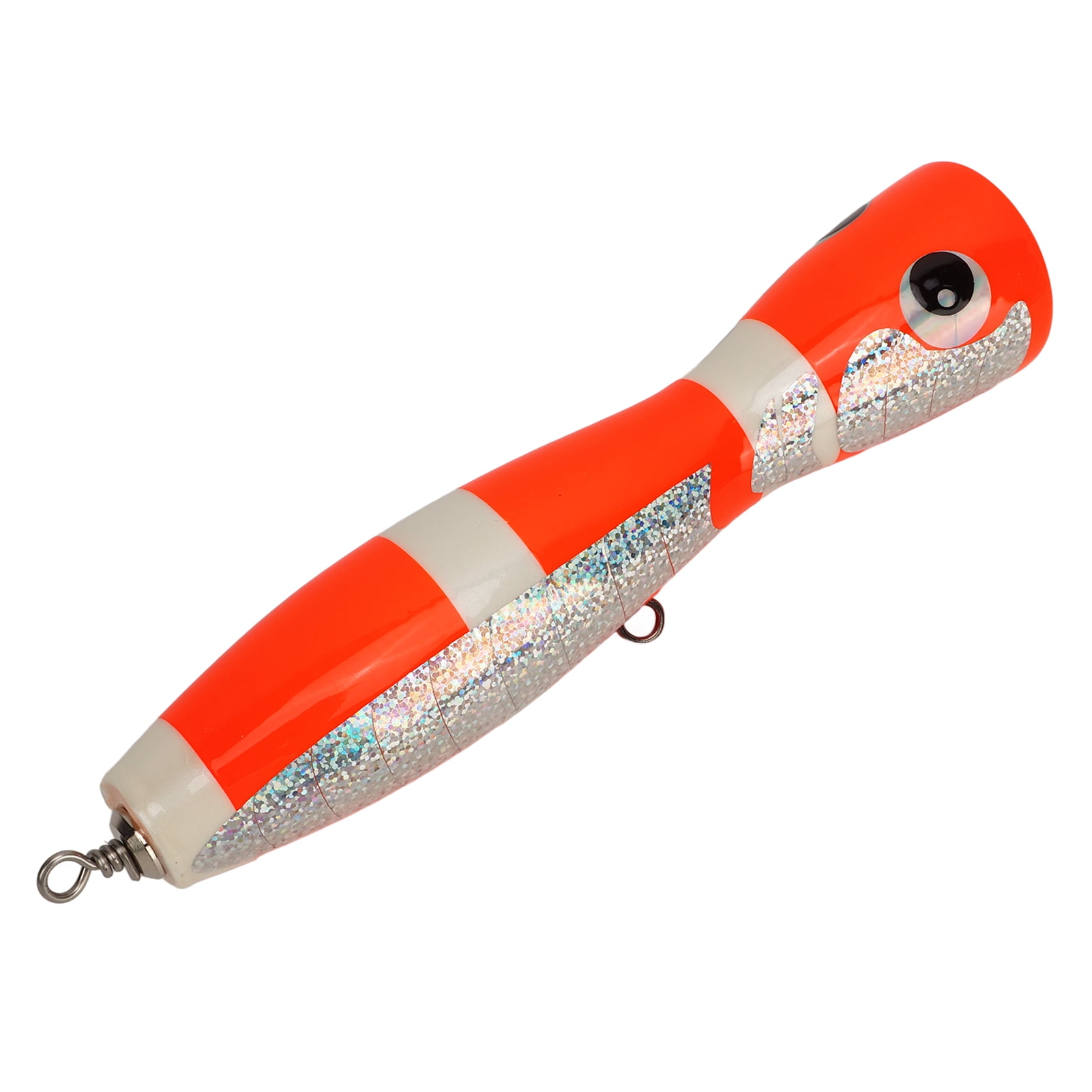 Topwater Lure, Strong Attractive Color Saltwater Fishing Lures Reflective  for Trout Orange