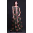 thumbnail image 2 of Bimba Floral Printed Front Slit Sleeveless Summer Spring Long Women BeachDress-Medium, 2 of 5