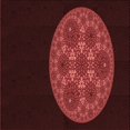 thumbnail image 1 of Ahgly Company Tapis d'Intérieur Lavable en Machine Carré Rouge Brique, 5 Pieds Carré, 1 of 7