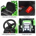 thumbnail image 4 of Patiojoy Tracteur pour Enfants à Chevaucher avec Remorque, à Batterie, Grande Capacité, avec Télécommande, Vert, 4 of 8