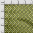 thumbnail image 1 of oneOone Viscose Chiffon Fabric Ethnic Geometric Flame Stitch_Printed Craft Fabric BTY 42 Inch Wide, 1 of 4