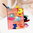 thumbnail image 3 of lionlar Soft Cloth Book Animal Theme Parent-child Interactive Crinkle Book Rattle s Toys Babies New - Cows, 3 of 9