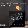 thumbnail image 4 of Contrôleur Numérique de Chauffage Intelligent Wi-Fi Contrôle par Application pour Téléphone Mobile Écran Tactile LCD Semaine Programmable Chauffage Électrique -freeze pour Maison École Bureau Hôtel SmartLife Contrôle par Application Chauffage Électrique 16A avec Wi-Fi, 4 of 7