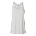 thumbnail image 1 of Bella Ladies Flowy Racerback Tank, L, White, 1 of 2