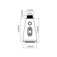 thumbnail image 4 of Spayer Head Sink 3 Functions Spray Head G12 Pull Out Spray Head Nozzle for Kitchen Pull Down Replacement Spray Head Kitchen Tap Sprayer Spout, 4 of 6
