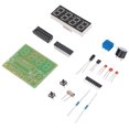thumbnail image 1 of Kit d'Horloge Électronique Numérique, Kits d'Horloge Numérique 4 Kits d'Horloge de Soudure Électronique Kit d'Horloge DIY Intégration Transparente, 1 of 14