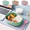 thumbnail image 1 of Vaidha Wheats Straw Layer Lunch Box Mobile Phone Holders Lunch Box Student Office Worker Lunch Box Microwaveable Lunch Box, 1 of 7