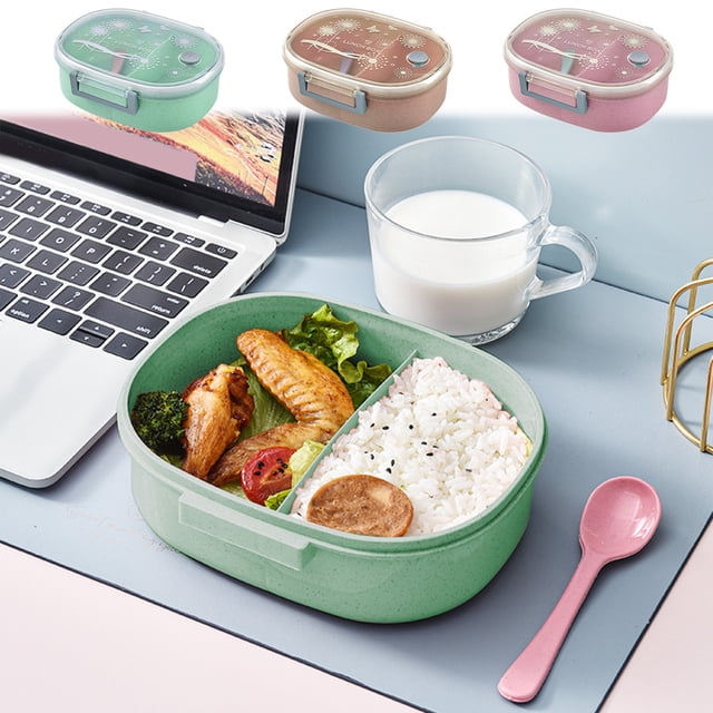 Vaidha Wheats Straw Layer Lunch Box Mobile Phone Holders Lunch Box Student Office Worker Lunch Box Microwaveable Lunch Box