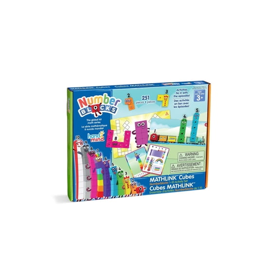Kit d’activités de cubes MathLink Numberblocks 1 à 10 de Learning Resources
