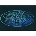 thumbnail image 1 of Ahgly Company Machine Washable Indoor Rectangle Transitional Teal Green Area Rugs, 8' x 12', 1 of 7
